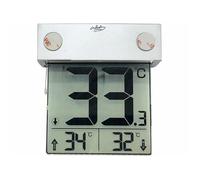 Thermomètre numérique solaire pour fenêtre