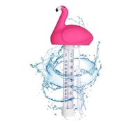 Thermometre Piscine,Thermomètre de Piscine,Thermomètre Flottante | Thermometre Piscine Avec Ficelle,Flamant pour Bain,Spa,Aquarium,Pool,Étang à Poissons