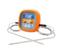 Thermomètre pour Barbecue, Double aiguille, écran couleur, Type de sonde, viande, cuisson de cuisine, affichage numérique