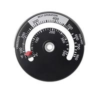 Thermomètre pour conduit de cheminée avec alliage d'aluminium | Alliage d'aluminium avec anneaux de ceinture pour mesurer la température du four, poêle à bois, poêle à bois