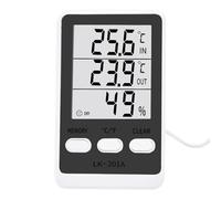 Thermomètre pour congélateur écran LCD étanche magnétique | Thermomètre et hygromètre d'extérieur imperméable pour réfrigérateur, congélateur, refroidisseur de vin, aquarium