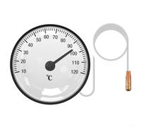 Thermomètre pour piscine spa aquarium 0 à 120 degrés pour piscine | Haute visibilité pour cadran, graduations claires, taille du visage de 5,5 cm, contrôle facile, surveillance précise
