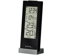 Thermomètre radiopiloté Techno Line WS 9767 noir Noir G