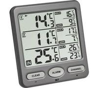 Thermomètre radiopiloté TFA Dostmann TRIO 30.3062.10 anthracite G