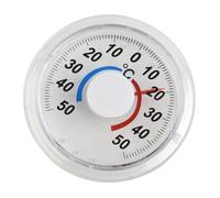 Thermomètre - Rond - Aiguille en métal - Intérieur et extérieur - Grand cadran