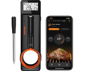 Thermomètre sans fil pour barbecue, connexion Bluetooth 54, sonde ultra-fine, INT-21-B