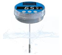Thermomètre solaire - Capteur numérique de température de piscine, testeur de température flottant extérieur, moniteur de tempérture de bassin à grands chiffres | pour étang spa plongée à froid maiso