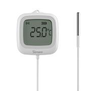 Thermomètre Sonoff Zigbee IP65 écran LCD 2.2" avec sonde 1,5 m blanc