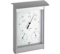 Thermomètre TFA Station météo analogique d'extérieur en aluminium 20.2045 argent G