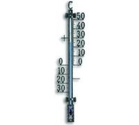 TFA - Thermomètre extérieur analogique en métal 12.5001 - vieil étain vieux cuivre noir
