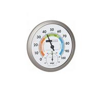 Thermomètre Thermohygromètre analogique 45.2042.50 argenté