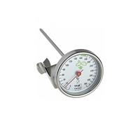 Thermomètre Thermomètre à graisse analogique en acier inoxydable 14.1024 argent