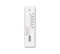 Thermomètre Thermomètre analogique d'intérieur et d'extérieur en métal 12.2009 blanc