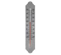 Inovalley Thermomètre traditionnel Zinc XXL 50 cm