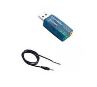 Thermomètre USB de précision avec capteurs, avec 1 sonde | Enregistreur de température alimenté par USB avec reconnaissance unique d'appareil pour application en laboratoire