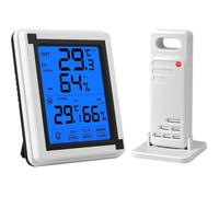 Thermomètre - ZVD - Intérieur Extérieur - Sans Fil - Station Météo - Capteur Inclus，10pcs