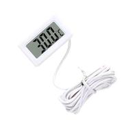 Thermomètres à affichage LCD Moniteur de température numérique avec sonde Mesure de température pour réfrigérateur Aquarium Congélateur Compteur numérique LCD