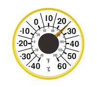 Thermomètres auto-adhésifs pour fenêtre en verre Mesure précise de la température sans piles Thermographe adhésif