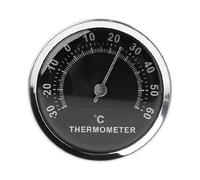 Thermomètres hygromètre de type pointeurs de jauge de mesure d ' humidité et de température en alliage d ' aluminium pour les bureaux à domicile et les voyages Moniteur d ' humidité dense