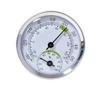Thermomètres hygromètres de type pointeurs avec boîtier en, F | Compteur de température et d ' humidité pour divers environnements, alliage d ' aluminium pour la