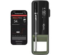 Thermomètres numériques Bluetooth avec application et alarme de température jusqu'à 300 °C – Idéaux pour le barbecue et le four