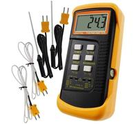 Thermomtre De Type K Avec Capteur De Thermocouple 1300 C C F Et K Avec 4 Thermocouples cbl Et couleurs multiples Largeight