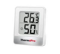 ThermoPro-Mini hygromètre numérique d'intérieur, TP49, Therye.com, station météo domestique, noir et blanc, pièce 1 PCS White