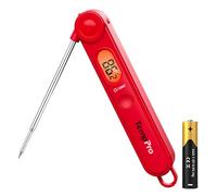 ThermoPro TP03 Thermomètre de Cuisine Thermomètre Numérique pour Aliments avec Rétro-éclairage et Aimant pour la Cuisson du Thermomètre à Viande pour BBQ