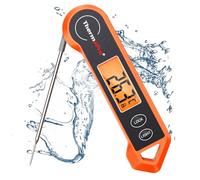 ThermoPro TP19H Thermomètre Cuisine Numérique pour la Cuisson avec Rétro-éclairage Ambidextre, Etanche Cuisine Alimentation BBQ Grill Huile Fry Bonbons Lecture Instantanée
