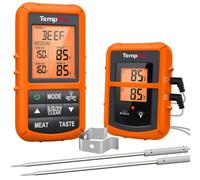 ThermoPro TP20 Thermomètre de Cuisson Numérique à Distance avec Sondes Double Minuterie et Température Préréglée pour Les Aliments Viande Four Fumoir BBQ