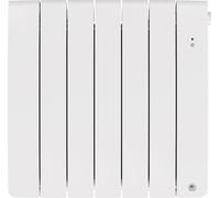 THERMOR Radiateur chaleur douce connecté Bilbao 4 horizontal 1000W Blanc brillant