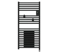 Thermor Radiateur sèche-serviettes connecté Riva 5 1500W (1000W+500W) avec soufflerie Noir carbone