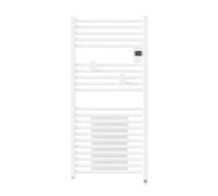 Sèche-serviettes électrique 1500W (1000W+500W) RIVA 5 soufflant Blanc brillant - THERMOR