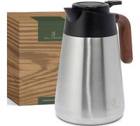 Thermos 1,5 litre – Carafe isotherme en acier inoxydable, anti-goutte