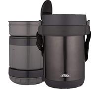 Thermos 101855 JBG Porte-Aliments avec 3 Compartiments Inox Gris - 1.8 L