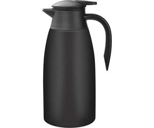 Thermos 2 litres en acier inoxydable Verseuse isolante Cafetière noire