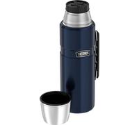 Thermos 2l avec porte-boisson - bleu foncé