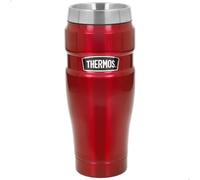Thermos 4002.248.047 Gobelet isotherme Stainless King, 0,47 l, Acier inoxydable, framboise, 8,4x8,4x19,8 cm