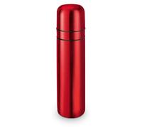 Thermos 750 ml, rouge, avec un deuxième gobelet et un bouchon à vis