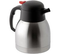 Thermos à double paroi Unyqoos® avec pompe, isolé sous vide en acier inoxydable, poignée isolée, capacité de 1,2 litre – conserve les boissons chaudes jusqu'à 6 heures et les boissons froides jusqu'à