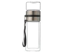 Thermos à thé en verre argenté, 250 ml