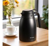 Thermos - Acier inoxydable - Isolation sous vide - 1,5 litre « Gardez vos boissons au chaud ou au frais grâce à ce thermos en acier inoxydable de 1,5 litre à isolation sous vide. Idéal pour le café, l