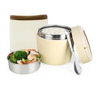 Thermos Alimentaire Chaud 1500ml Boite Repas Isotherme en Acier Inoxydable Lunch Box Isotherme avec Cuillère Gamelle Isotherme.