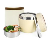Thermos Alimentaire Chaud 1500ml,Boite Repas Isotherme en Acier Inoxydable,Lunch Box Isotherme avec Cuillère,Gamelle Isotherme pour