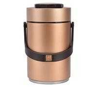 Thermos Alimentaire Flacon 2L Termos Para Comida Caliente 24 Horas 304 Acier Inoxydable 2.3L Boîte À Lunch Sous Vide 3 Couches Prévenir Les Fuites Récipient Isotherme Pour Les (Or)