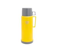 THERMOS Bouteille Isotherme Vogue en Verre, Jaune, 1L, Bouchon à Visser/Verser avec Compartiment, Manche Intégré