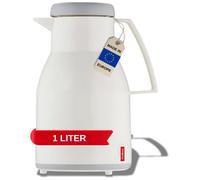 Thermos carafe isotherme - 1 litre - Plastique - Blanc
