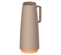 Thermos - Carafe isotherme - 1000 ml - Polypropylène et verre - Beige - Pour pique-nique et camping