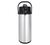 Thermos carafe isotherme - Carafe thermos 2,2 litres - Inox - Avec pompe - Isolante