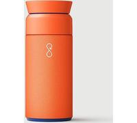 Thermos de la marque Famanu, fabriqué en acier inoxydable recy ologique et réutilisable, de couleur jaune soleil, capacité de 350 ml